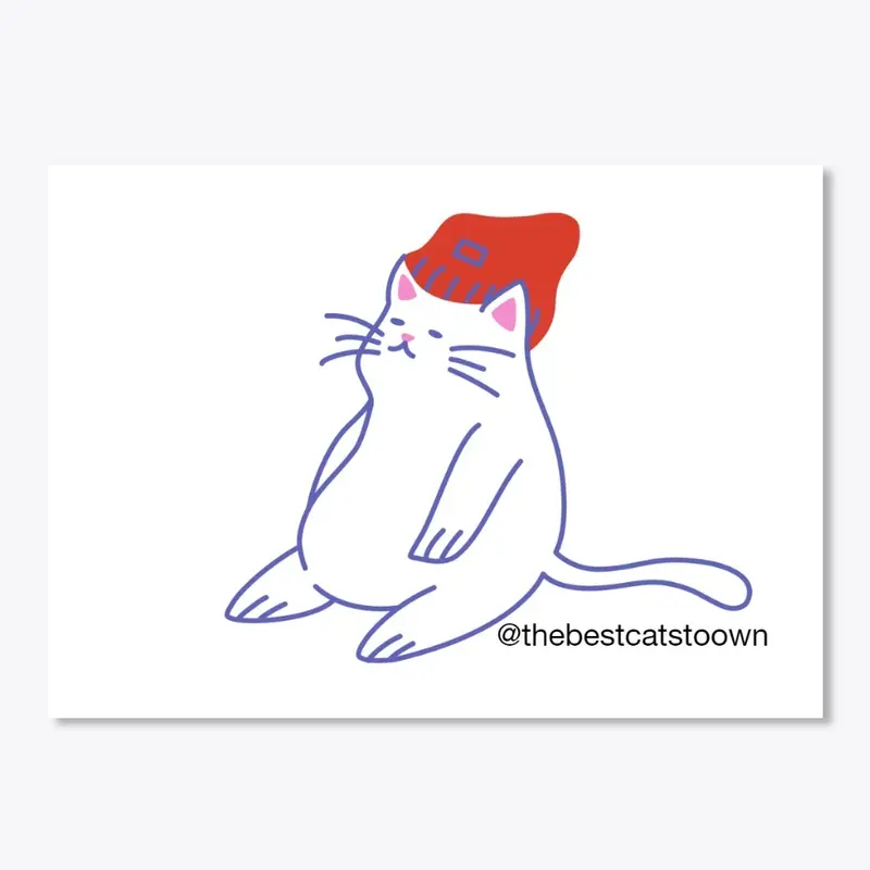 Cute Cat Collectable Sticker Series