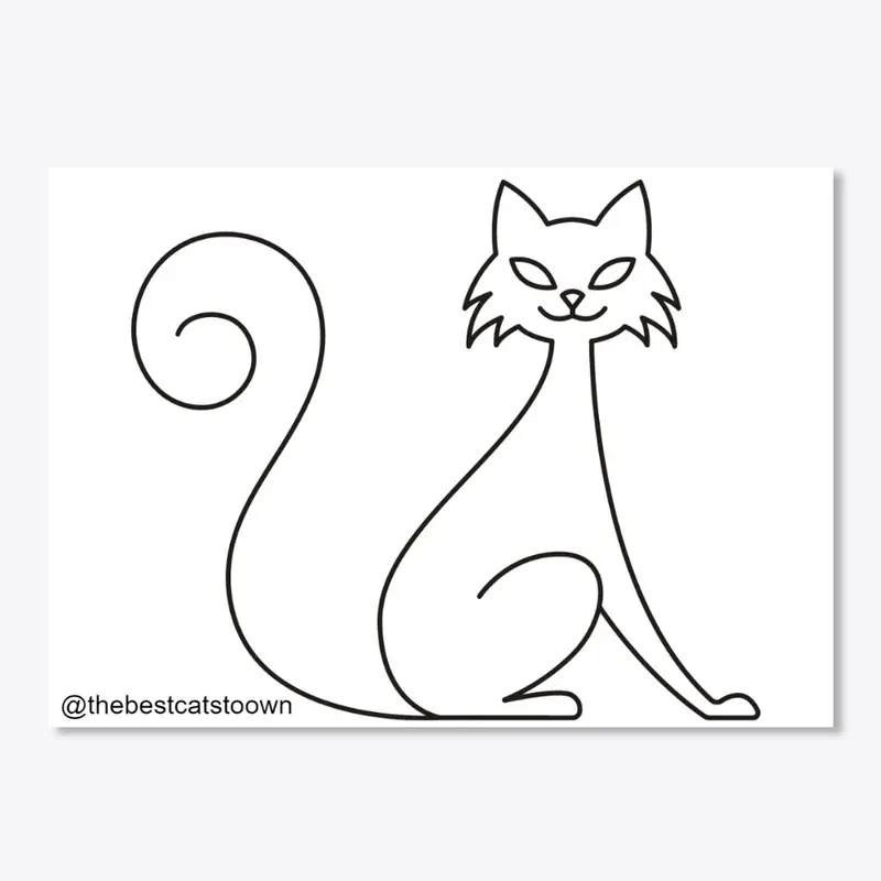 Fancy Cat Collectable Sticker Series