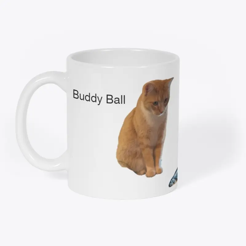 Buddy Ball Cat Mug