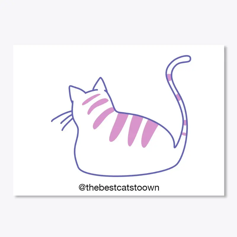 Cute Cat Collectable Sticker Series