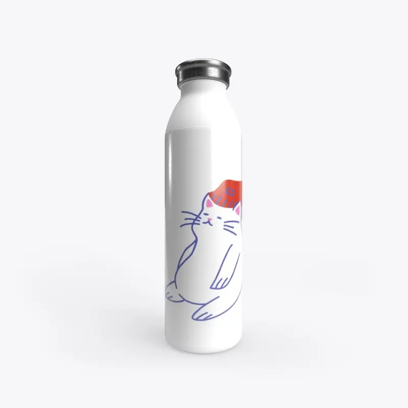 Favorite Design Series Cat Water Bottle 